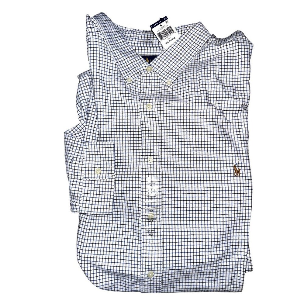 Polo Ralph Lauren Plaid Button-Down Shirt Mens Size 4XLT
